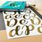 12 Pack: Gold Hand Letter Alphabet Stickers by Recollections™
